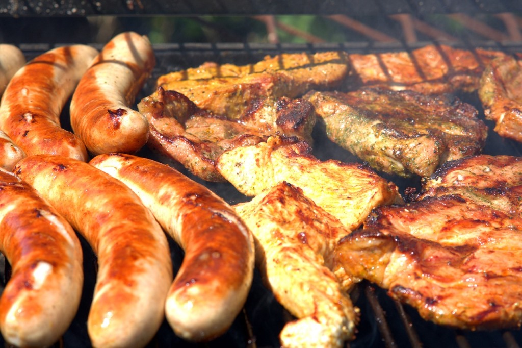 bbq hot dogs